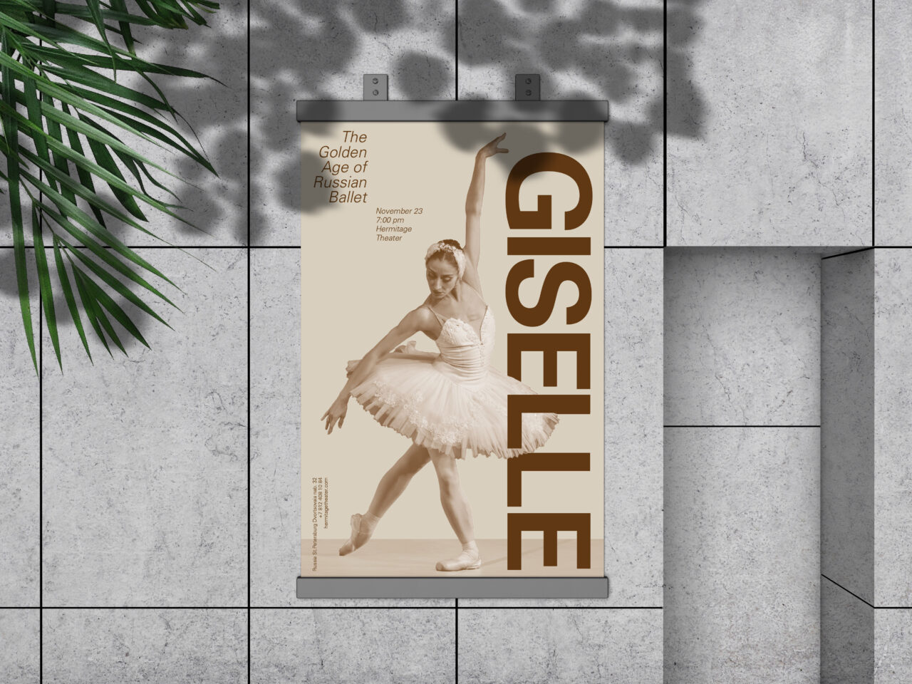 giselle poster mock up